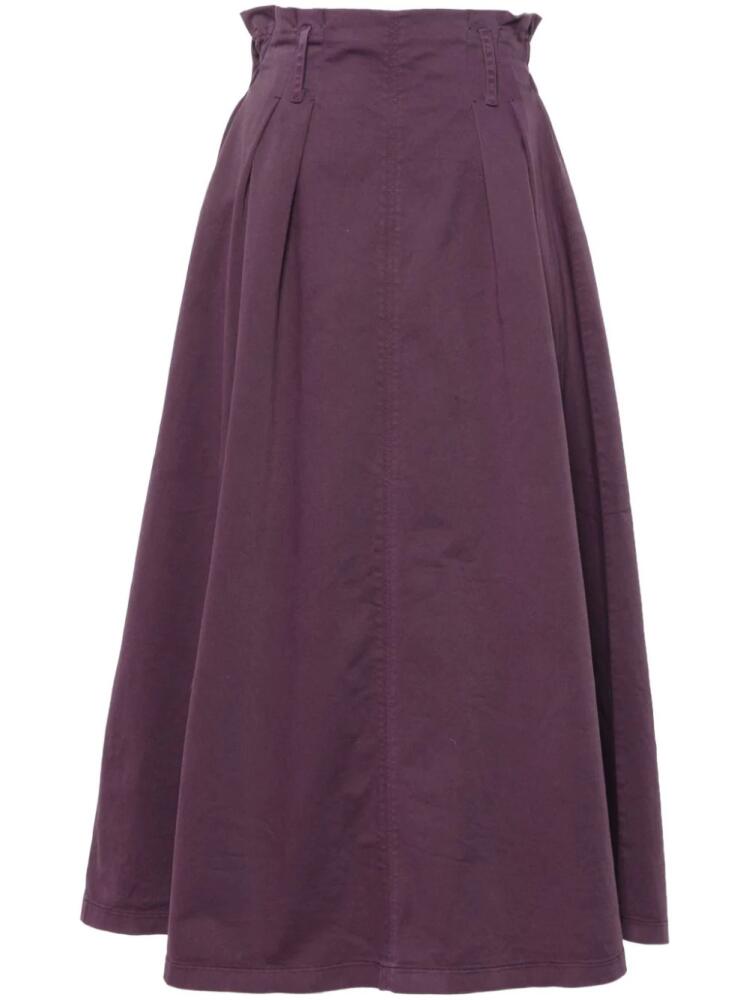 Forte Forte A-line midi skirt - Purple Cover