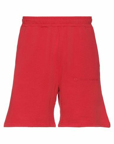 Bel-air Athletics Man Shorts & Bermuda Shorts Red Cotton Cover