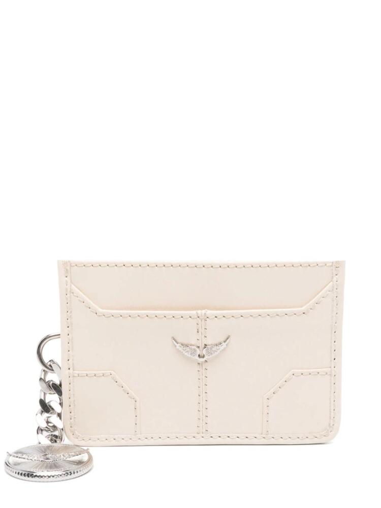 Zadig&Voltaire Sunny Pass leather card holder - Neutrals Cover