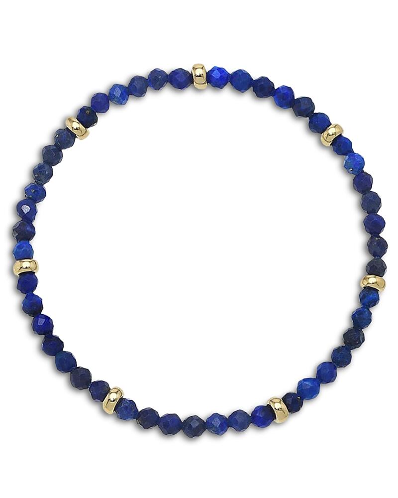 Zoe Lev 14K Yellow Gold Lapis Bead Bracelet Cover