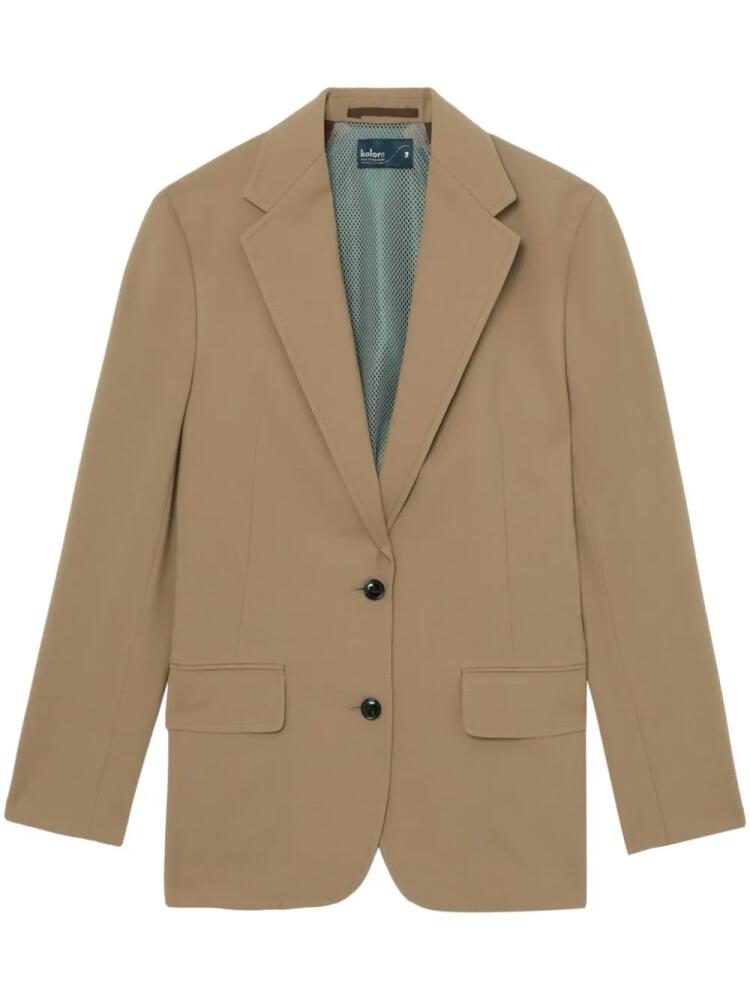 Kolor single-breasted panelled blazer - Neutrals Cover