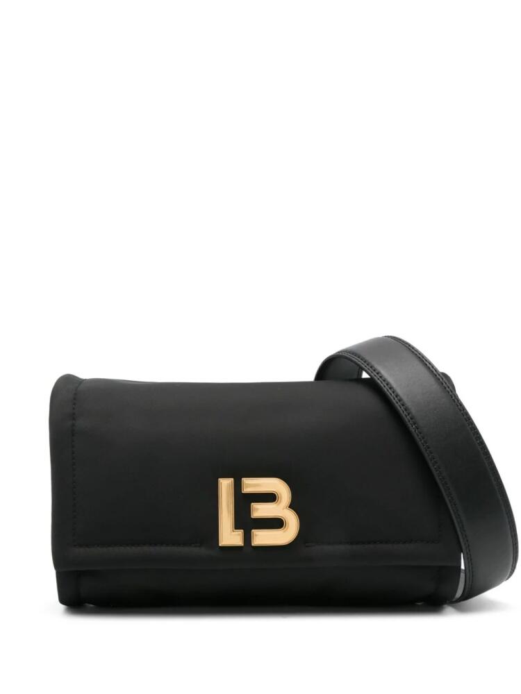 Bimba y Lola medium logo-plaque shoulder bag - Black Cover