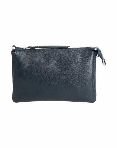 Gianni Notaro Woman Handbag Midnight blue Soft Leather Cover