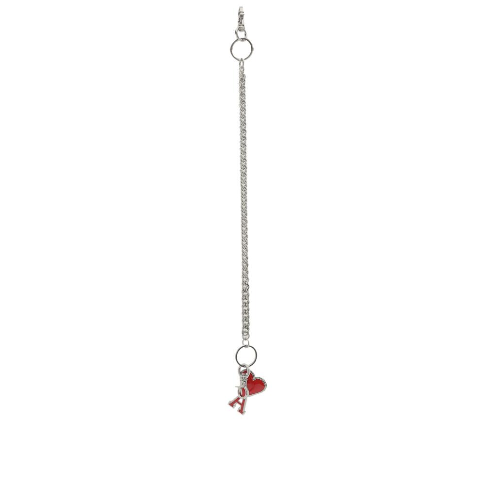 AMI Paris Men's AMI ADC Key Ring in Scarlet Red Cover