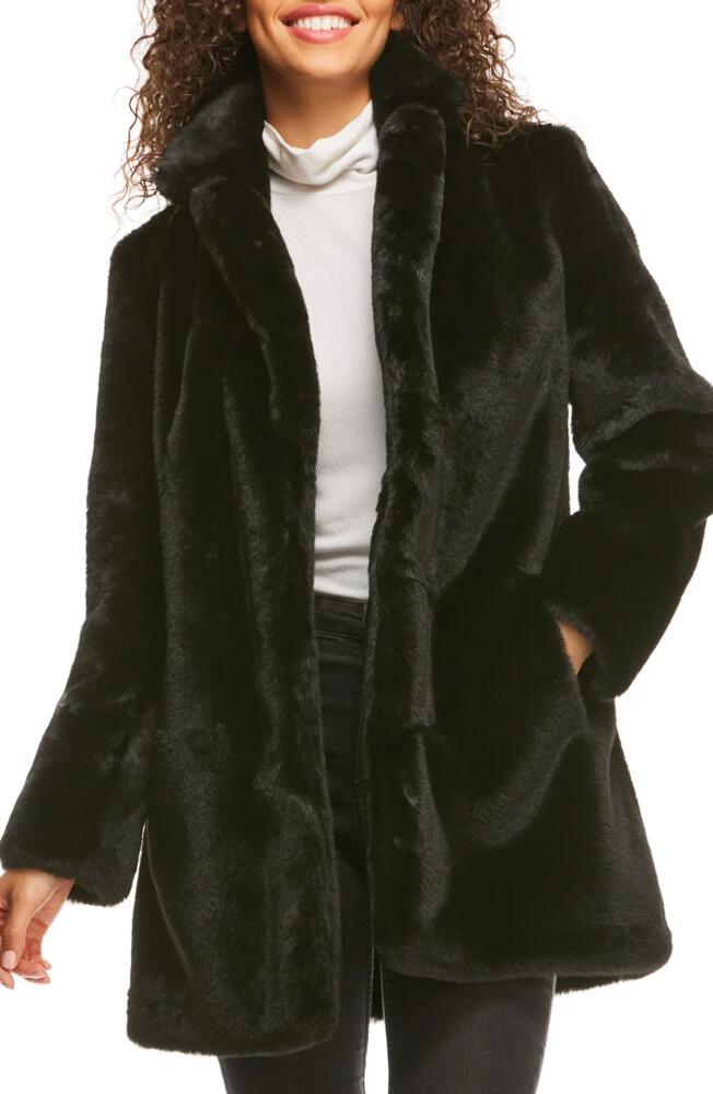 DONNA SALYERS FABULOUS FURS Le Mink Faux Fur Jacket in Black Cover