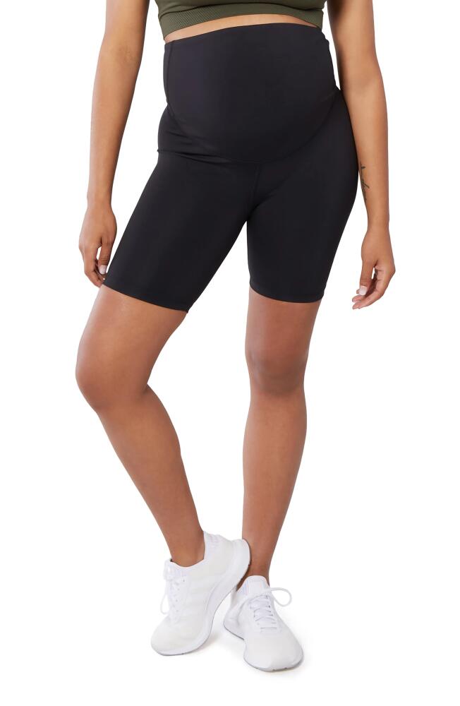 Ingrid & Isabel Performance Maternity Bike Shorts in Black Cover