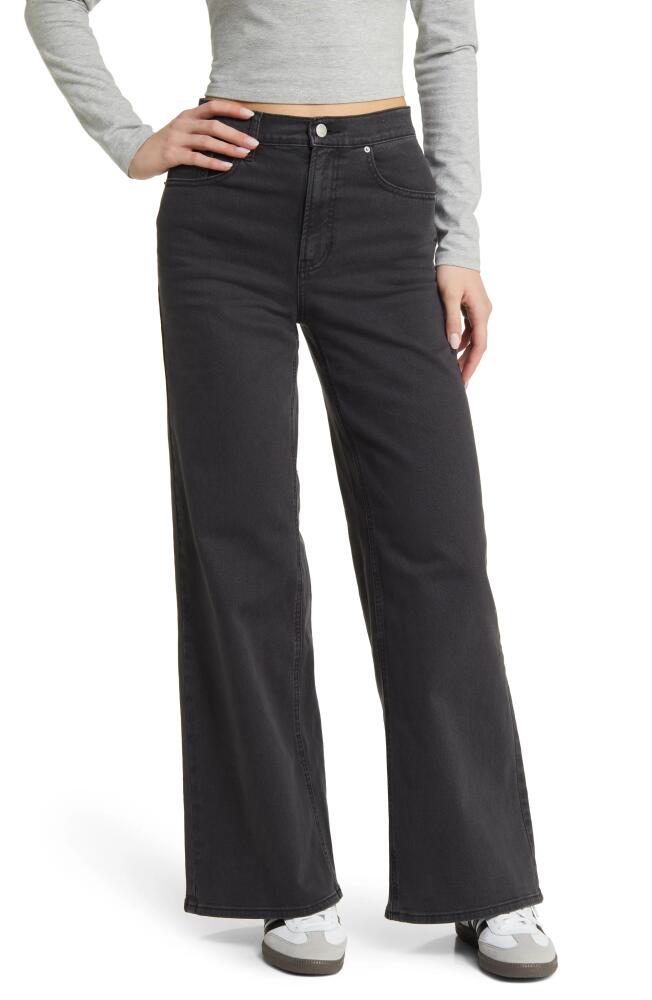 PacSun High Waist Wide Leg Jeans in Black Cover