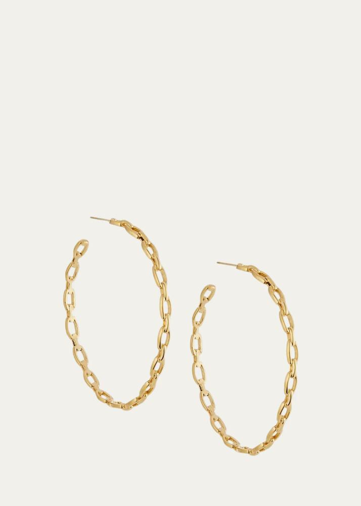 Jennifer Zeuner Carmine Link Hoop Earrings Cover