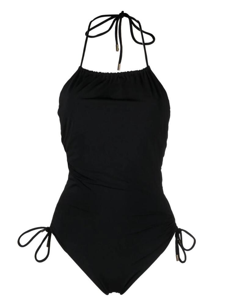 Saint Laurent lace-up detail swimsuit - Black Cover