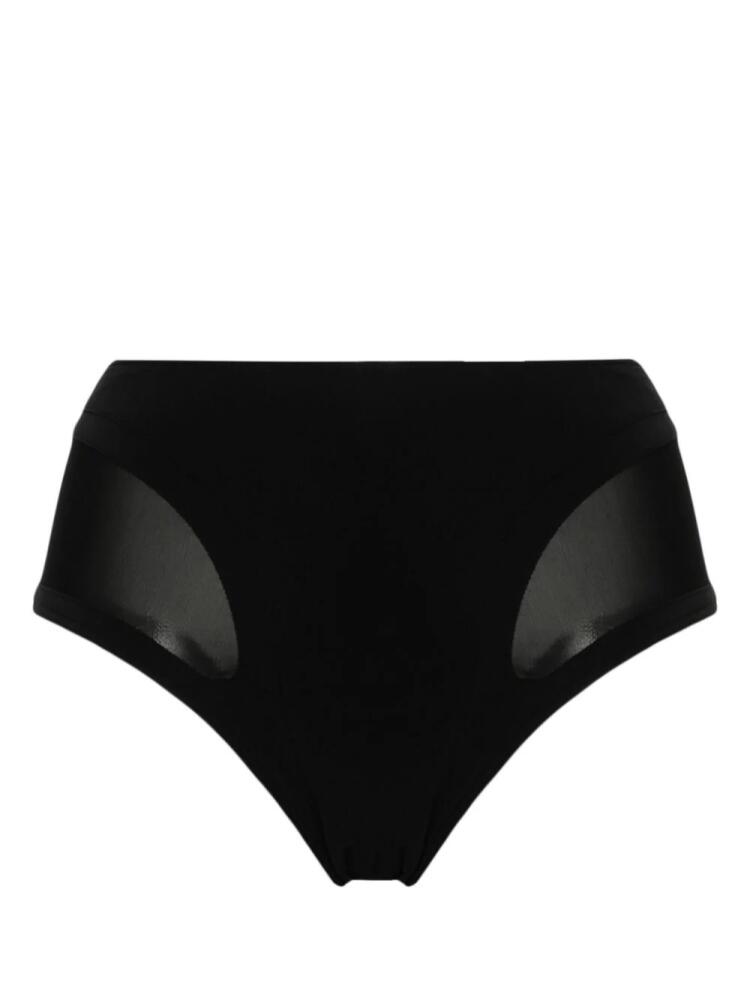 Mugler panelled bikini bottom - Black Cover