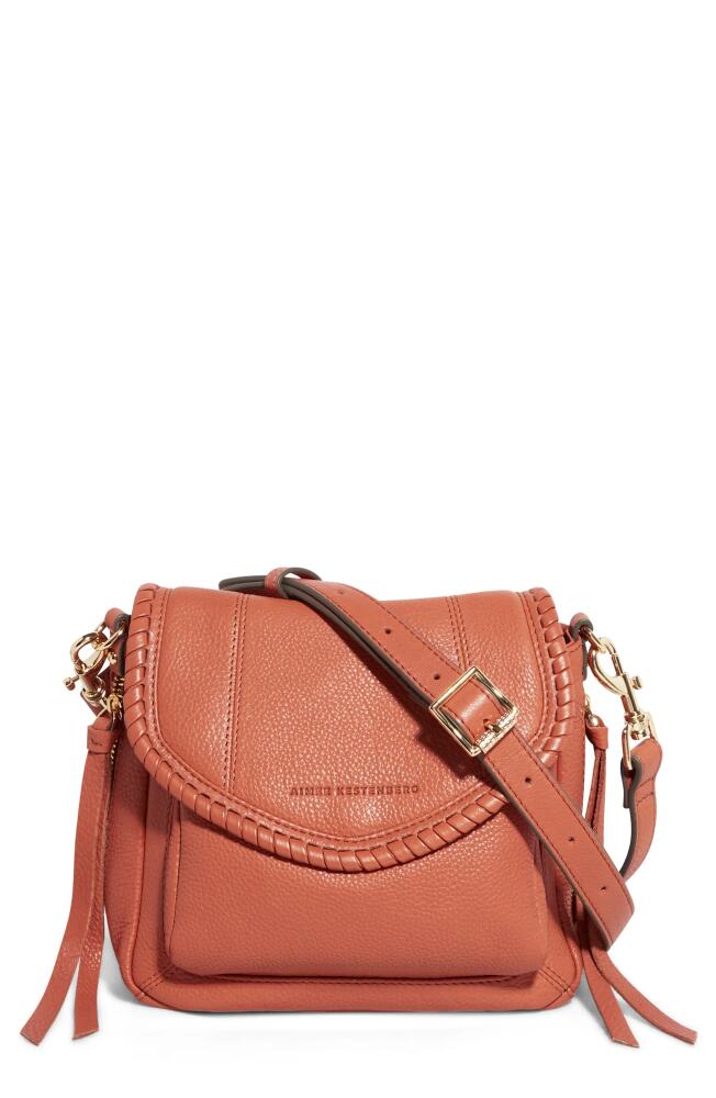 Aimee Kestenberg Mini All For Love Convertible Leather Crossbody Bag in Apricot Cover