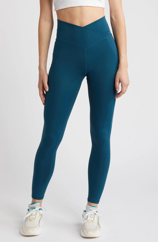 PacSun Everyday Pocket Crossover Leggings in Reflecting Pond Cover