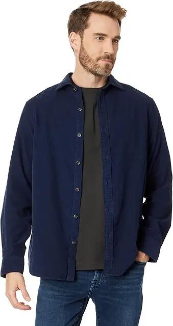 Vineyard Vines Corduroy Spread Collar Shirt (Nautical Navy) Men's Jacket Cover