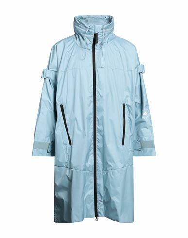 Adidas Man Overcoat & Trench Coat Sky blue Polyester Cover