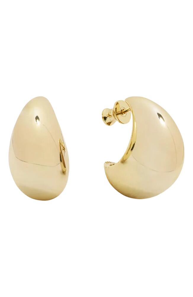 Melinda Maria She's So Smooth Teardrop Earrings in Gold Cover