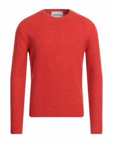 Amaranto Man Sweater Red Wool, Cashmere, Nylon Cover