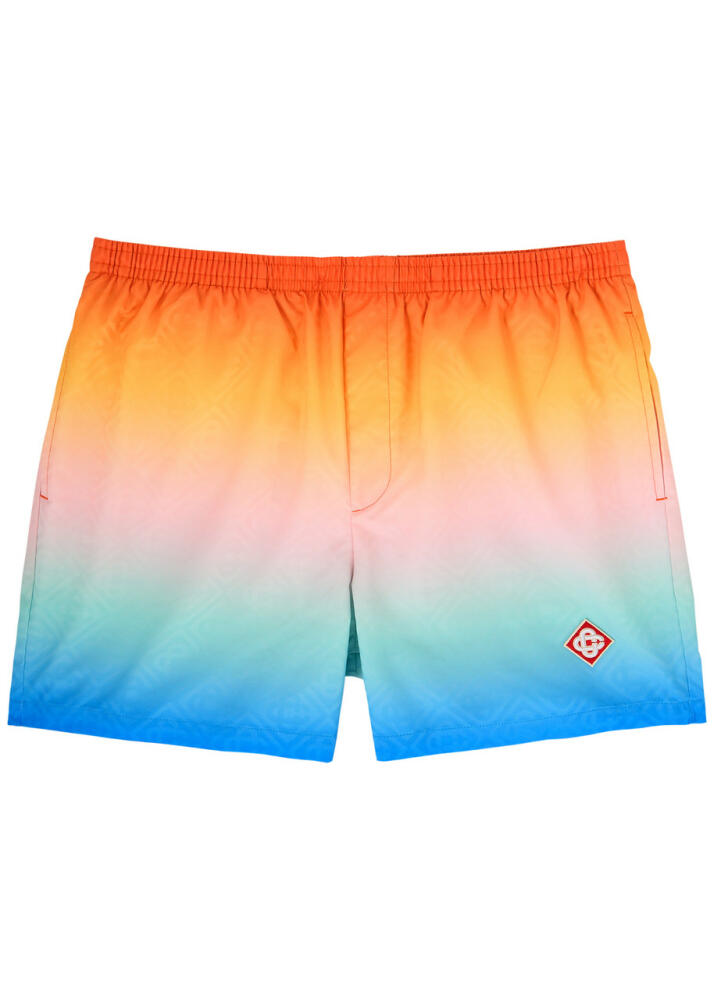 Casablanca Dégradé Logo Shell Swim Shorts - Multicoloured Cover