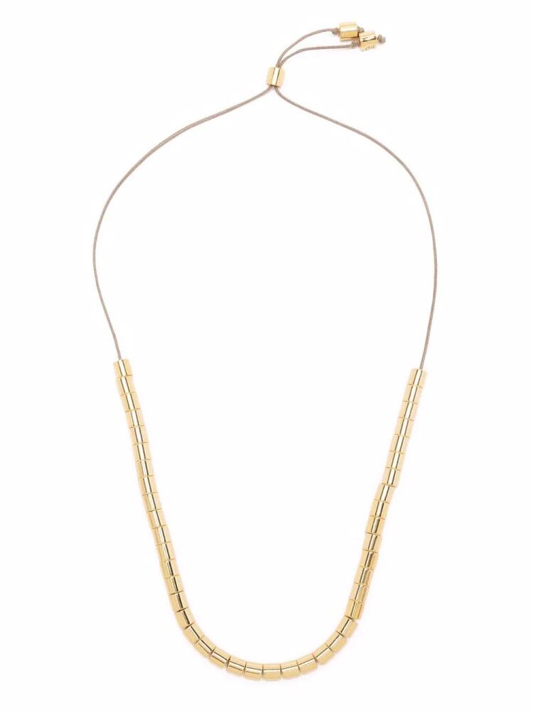 Federica Tosi cylinder-bead necklace - Gold Cover