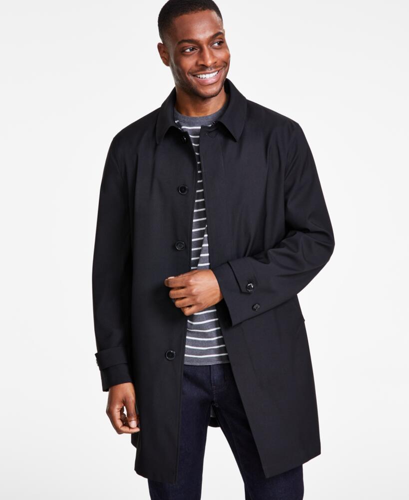 Michael Kors Men's Classic-Fit Raincoat - Black Cover