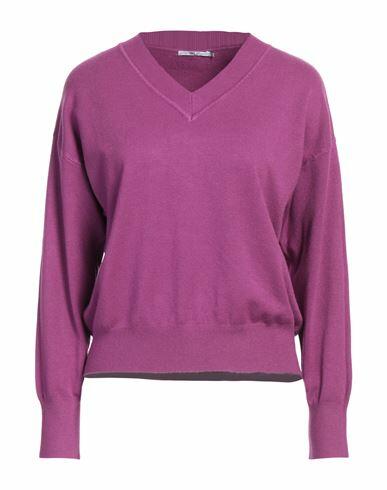 Take-two Woman Sweater Fuchsia Viscose, Polyester, Nylon Cover