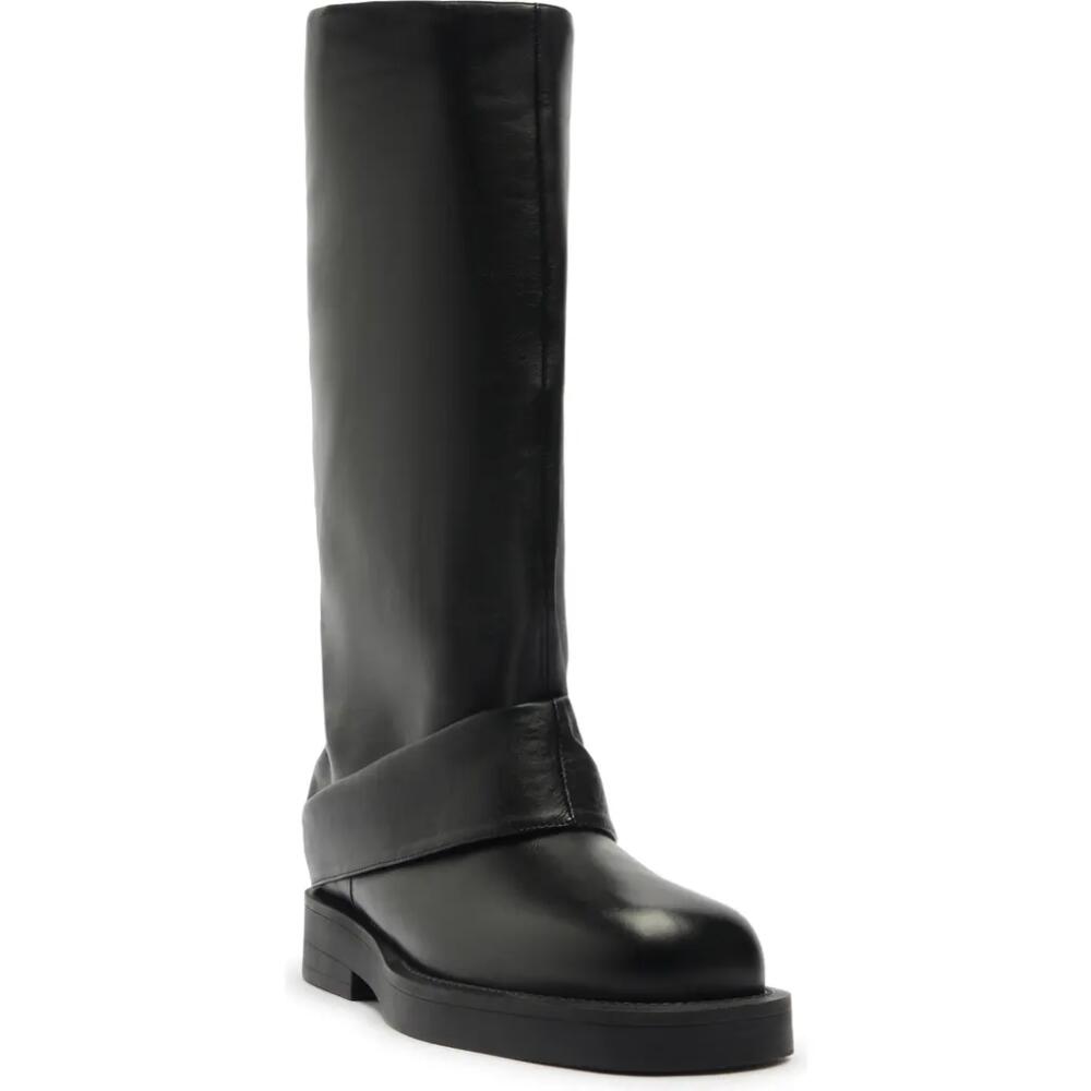 Schutz Keira Up Platform Knee High Boot in Black Cover