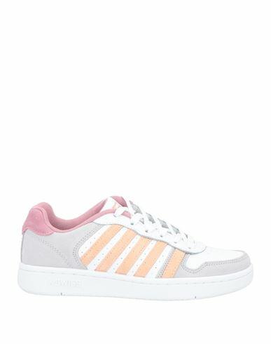 K Swiss Woman Sneakers Grey Soft Leather Cover