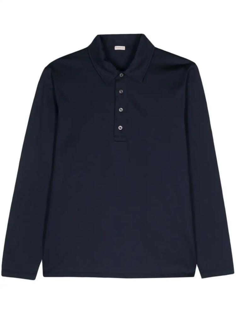 FURSAC long-sleeves polo shirt - Blue Cover