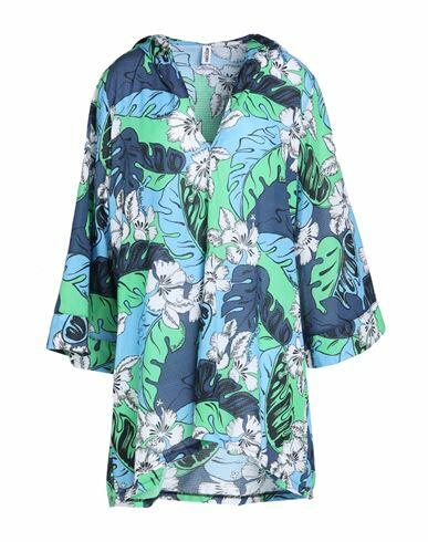 Moschino Woman Cover-up Navy blue Cotton Cover