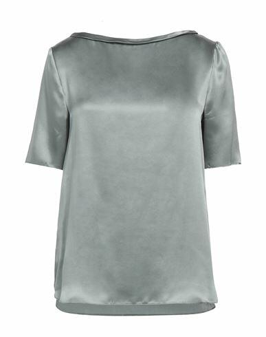 Diana Gallesi Woman Top Grey Silk Cover