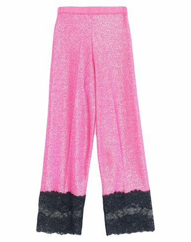 Circus Hotel Woman Pants Fuchsia Viscose, Polyester Cover