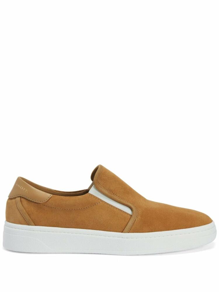 Giuseppe Zanotti Gz 94 slip-on suede sneakers - Brown Cover