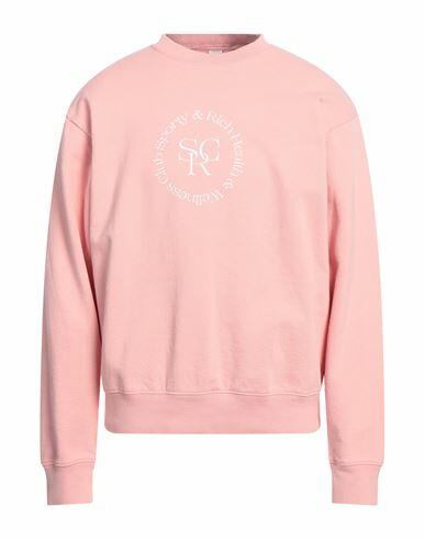 Sporty & Rich Man Sweatshirt Pink Cotton Cover