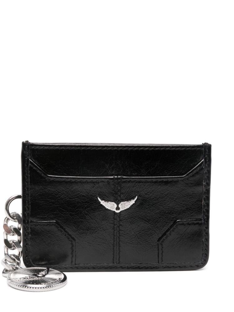 Zadig&Voltaire Sunny Pass leather card holder - Black Cover