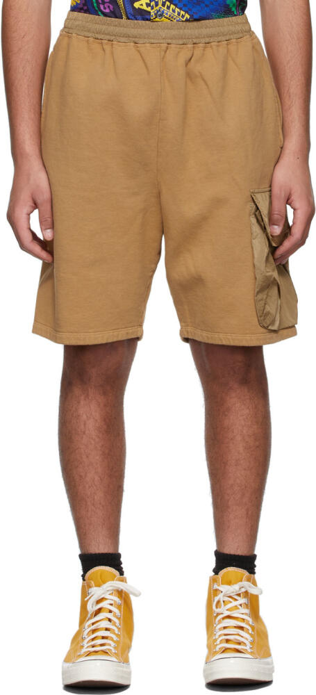 Aries Brown Cotton Shorts Cover