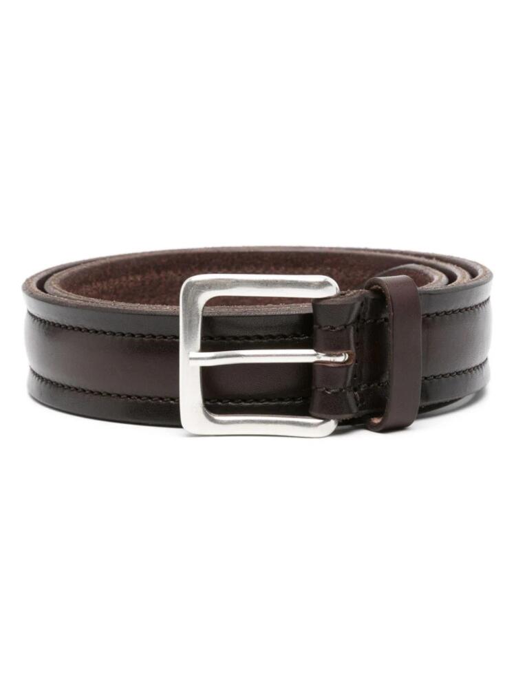 Orciani leather belt - Brown Cover