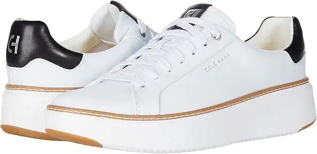 Cole Haan Grandpro Topspin Sneaker (Ivory/Black Leather) Women's Shoes Cover