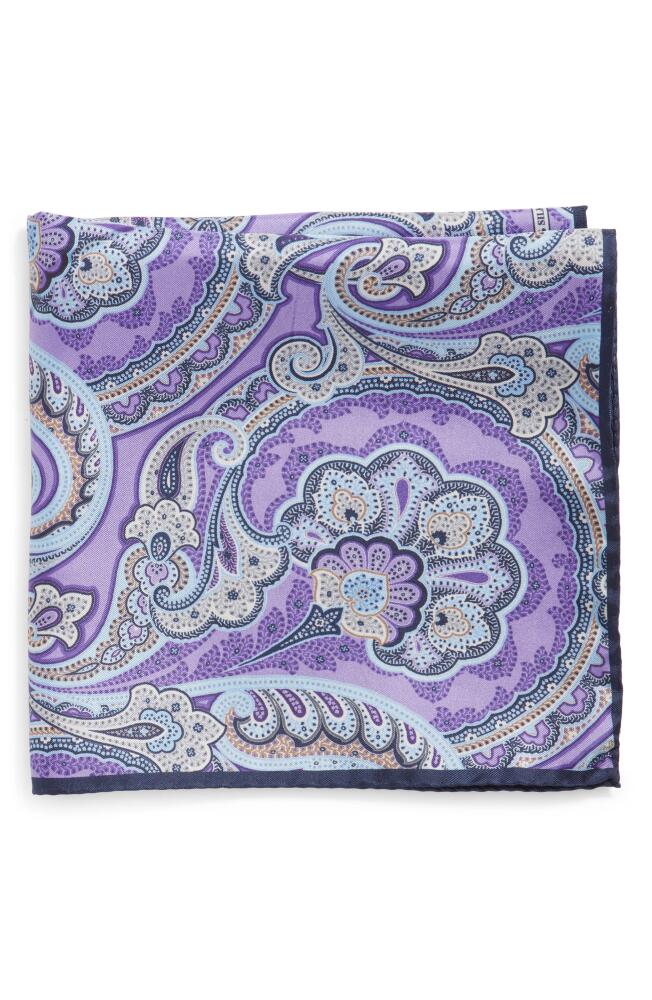 Nordstrom Silk Pocket Square in Purple Cover