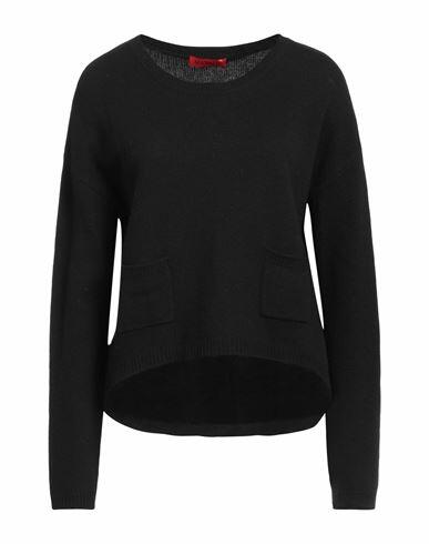 Max & co. Woman Sweater Black Wool, Polyamide Cover