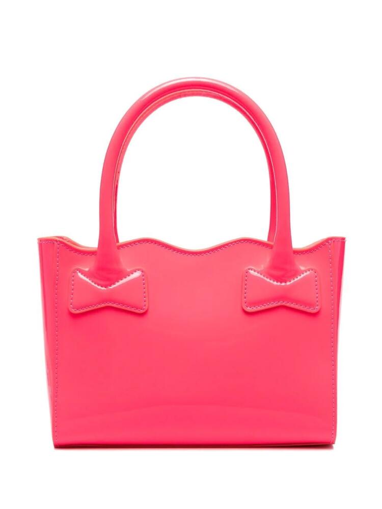 MACH & MACH scallop-edge tote bag - Pink Cover