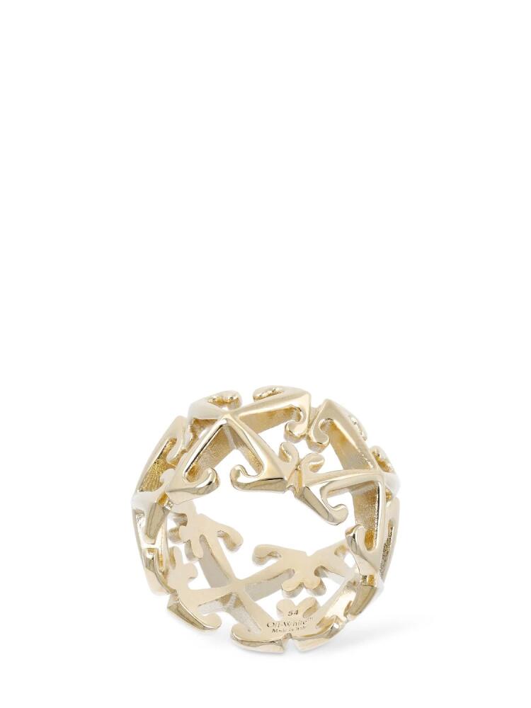 OFF-WHITE Multi Arrow Brass Ring Cover