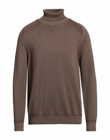 Jeordie's Man Turtleneck Brown Merino Wool Cover