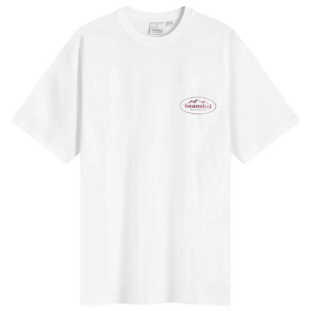 Gramicci Men's Mountaineering T-Shirt in White Cover