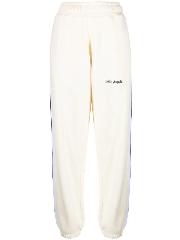 Palm Angels logo-print track pants - Neutrals Cover