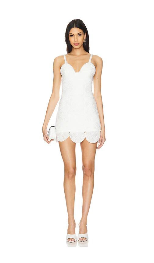 Simon Miller Beep Beep Mini Dress in White Cover