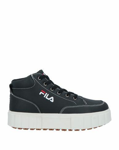 Fila Woman Sneakers Black Soft Leather Cover