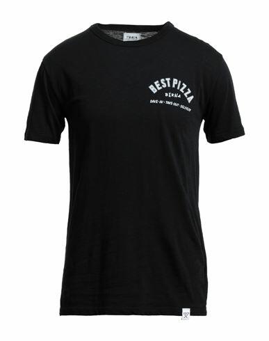 Berna Man T-shirt Black Cotton Cover