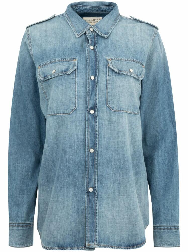 Nili Lotan Nais denim shirt - Blue Cover