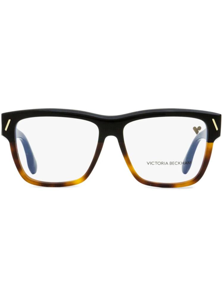 Victoria Beckham Eyewear square-frame glasses - Black Cover