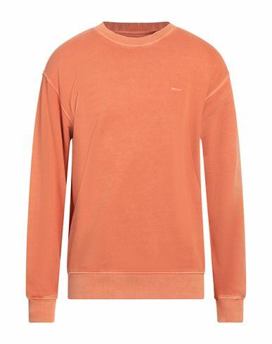 Gant Man Sweatshirt Orange Cotton Cover