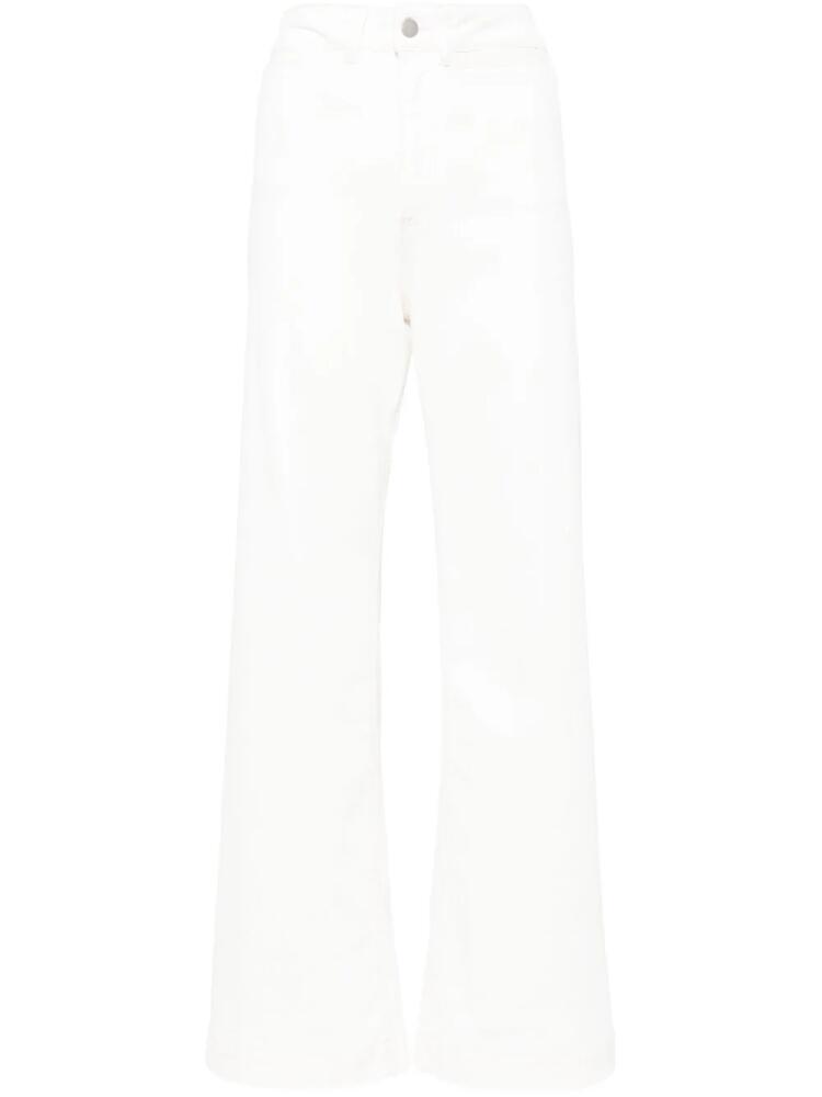 Bonpoint high-waisted flared jeans - White Cover